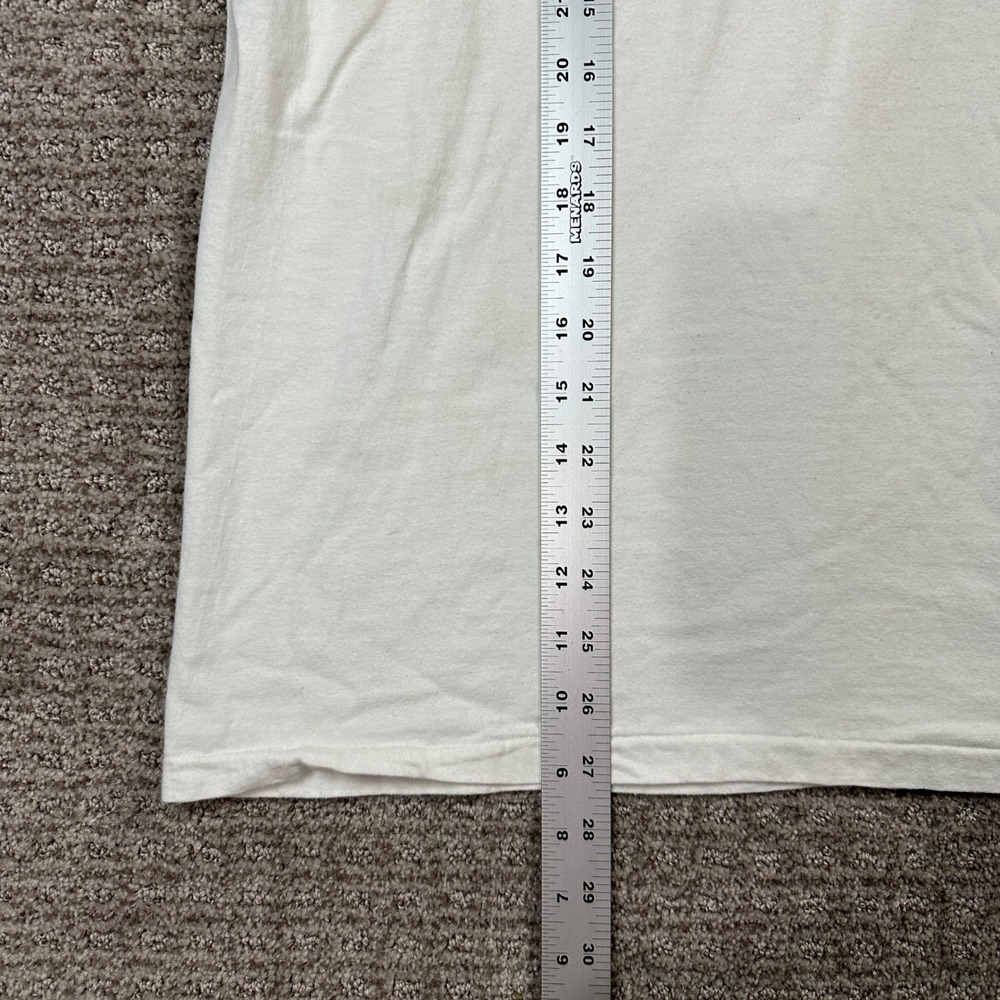 Vintage Hanes Beefy-T Princeton Band 75th Anniversary T-Shirt White Large USA - Picture 6 of 8